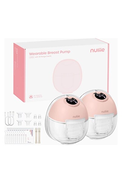 Nuliie S32 Electric Portable Breast Pump Set of 2, Hands-Free and Silent Design