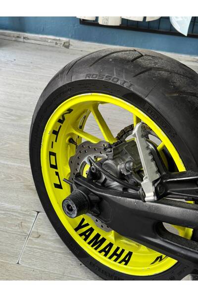 Mavera Stickers Yamaha Mt-07 Wheel Rim Stripe (8+8 Pieces) Sticker Label