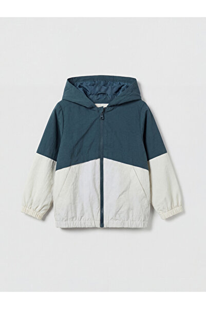 LC Waikiki Shining Choices from Shining Store Hooded Color Block Boys' Raincoat