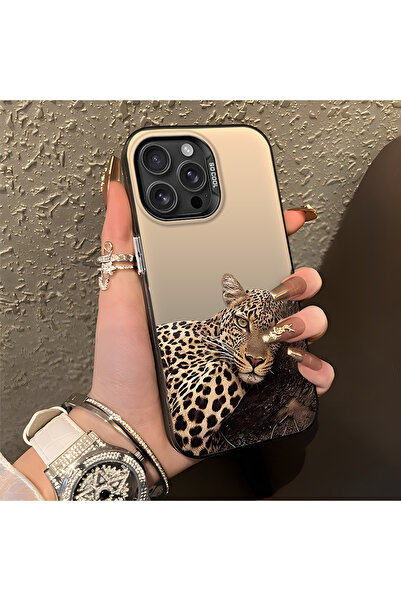 CASEVIBE iPhone 16 Pro Max Uyuml Leopar Figürlü Telefon Kılıfı, Kamera Koruma...