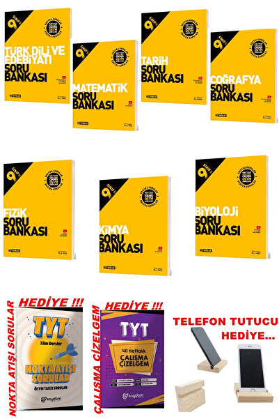 Hız Yayınları 9.Sınıf Tüm Dersler Full Soru Bankası Seti+3'lü Hediye!!!