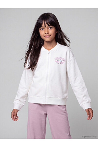 LC Waikiki سترة بسحّاب مطبوعة عليها شعار Cinnamoroll للفتيات من Shining Store