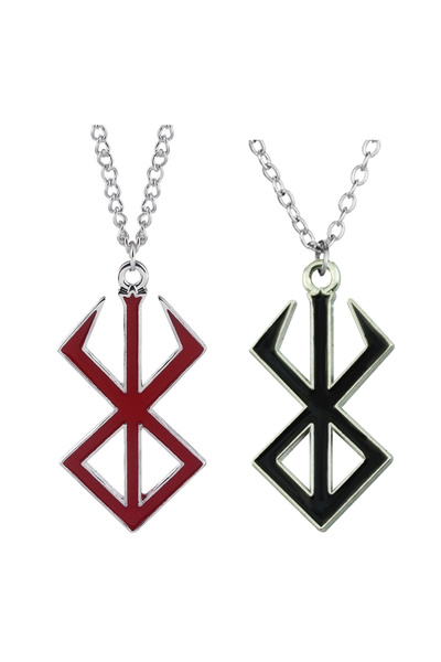 Choice N1089-2pcs HOT Anime Berserk Symbol Logo Necklace Trendy Fashion Guts ...