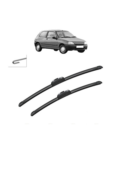 Bosch Σετ 2 υαλοκαθαριστήρων RENAULT CLIO II Hatchback Van (SB0/1/2) 1998-201...