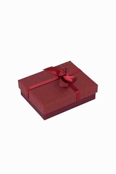 Meidi Packing Meidi Jewelry box Normal Paper, 7x9x3 cm - Bordeaux - Set of 24...