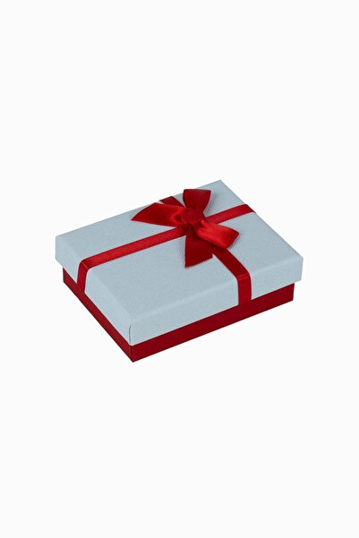 Meidi Packing Meidi Jewelry Box Normal Paper, 7x9x3 cm - White / Red - Set of...