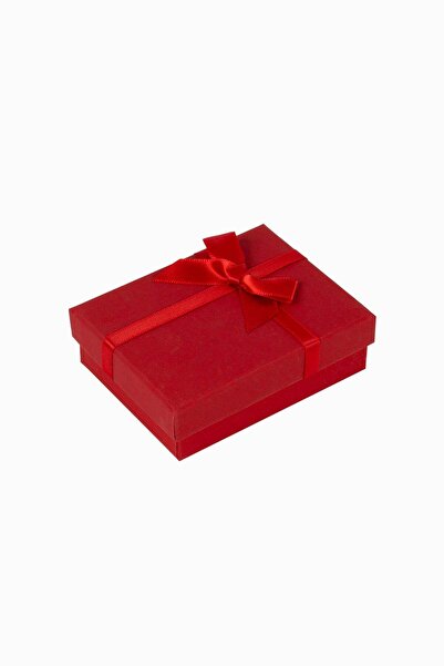 Meidi Packing Meidi Jewelry Box Normal Paper, 7x9x3 cm - Red / White - Set of...