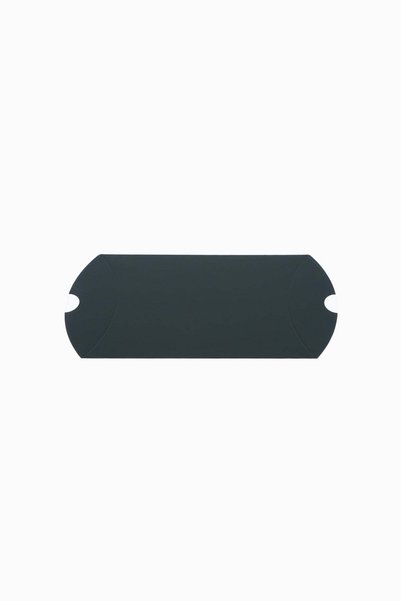 Meidi Packing Meidi Gift Box Folded Pillow Box, 25x15.5x6 cm - Black - 1 piece