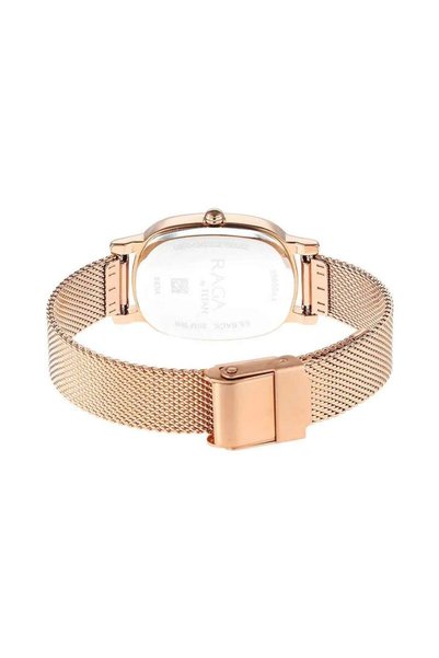 Titan Raga Viva Brown Dial Analog Stainless Steel Strap Watch for Women