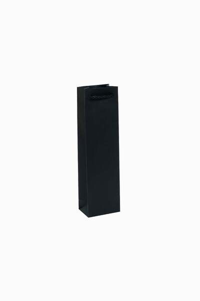 Meidi Packing Meidi Pungi cadou carton 7x25x5 cm Negru - Set 20 buc