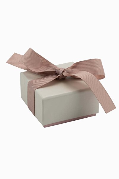 Meidi Packing Meidi Jewelry Box Ribon Down R.D, 6.2x6.3x4 cm - Cream / Pink /...