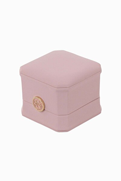 Meidi Packing Meidi Cutie bijuterii Set Gama Piele, 7.5x7.5x6 cm - Roz / Gri ...