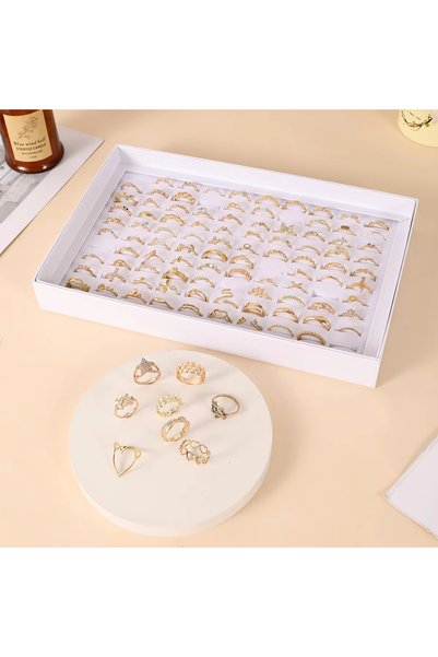 Choice Random 15pcs 1/5/15/30/50/100 Piece Set Minimalist Hollow Out Design G...