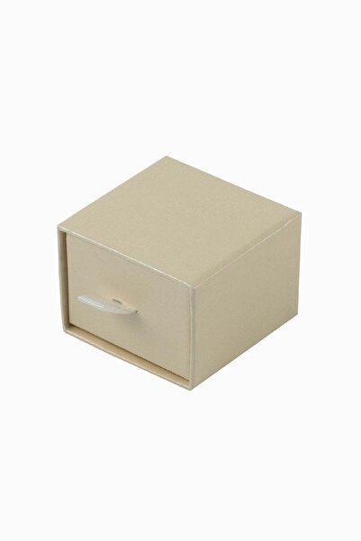 Meidi Packing Meidi Jewelry Box Ring Drawer, 5x5x3.8 cm - Cream - Set of 24 pcs