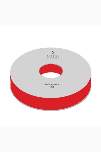 Meidi Packing Meidi Satin Ribbon Textile 1 Satin, 1 cm wide, 100 y long - Red