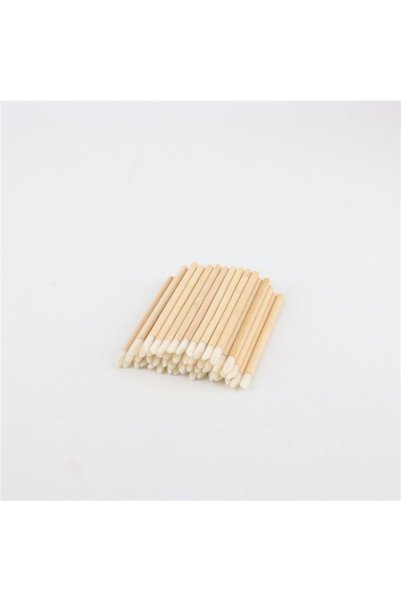 Choice 50pcs lip brush 50/100pcs Bamboo Handle Eyelash Brush Lip Brush Cotton...