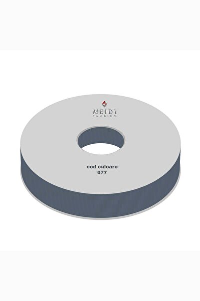 Meidi Packing Meidi Textile Ribbing Ribbon, 2 cm wide, 100 y long - Dark Grey
