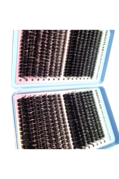 Choice MIX 0.07mm D 32rows 80D100D HBZGTLAD 32rows Fluffy Thick Eyelash Clust...