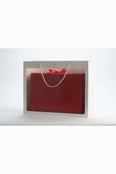 Meidi Packing Meidi Pungi cadou carton 42x33x15 cm Alb - Set 20 buc