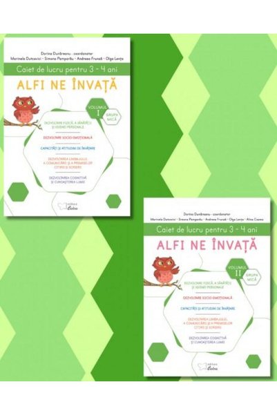 Editura Caba Set de auxiliare pentru grupa mica (3-4 ani). Alfi
