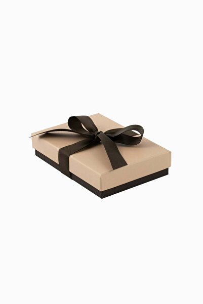 Meidi Packing Meidi Jewelry Box Ribon Down R.D, 9.5x13.5x3.5 cm - Salmon / Br...