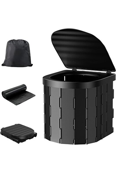 Arabest Portable Folding Camping Toilet,Waterproof Potty for Grown-up with St...