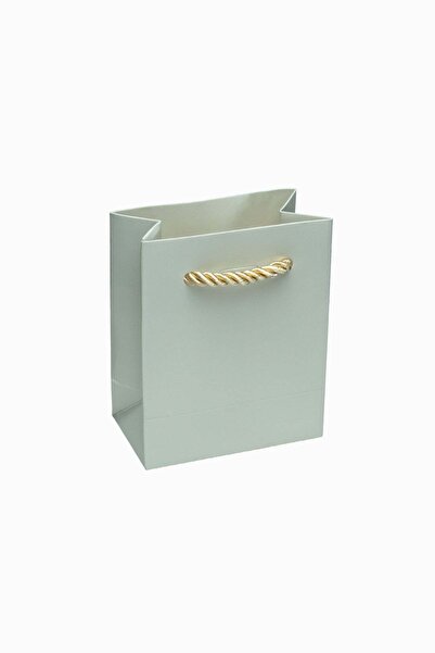 Meidi Packing Meidi Pungi cadou carton 9x11x5 cm Alb maner auriu - Set 48 buc