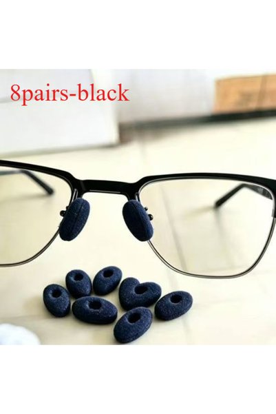 Choice 8pairs-black Sponge Foam Nose Pad Non Marking Glasses Nose Pad Super S...