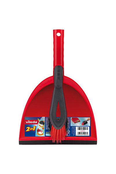 Vileda 141743 dustpan/dustpan set Black, Red Dust pan & brush set
