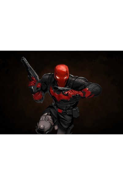 OEM Poster Red Hood Warrior Battle Pose, 61x90 cm, poster3199
