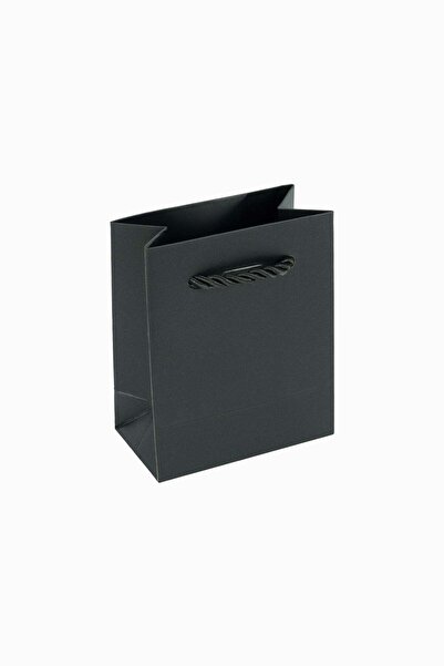 Meidi Packing Meidi Pungi cadou carton 9x11x5 cm Negru - Set 48 buc