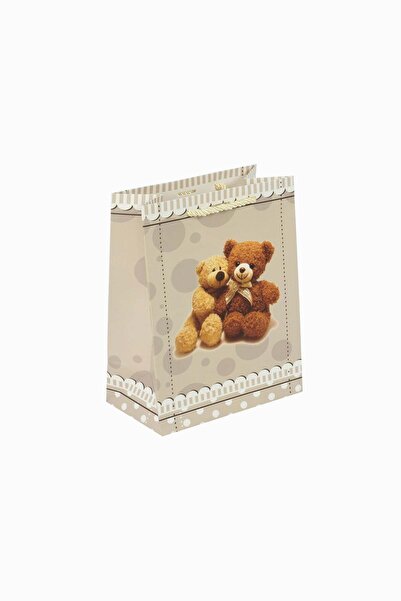 Meidi Packing Meidi Pungi cadou carton 18x23x10 cm Crem - Set 20 buc