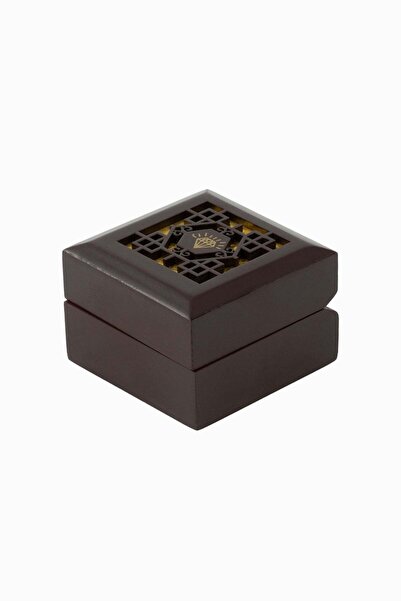 Meidi Packing Meidi Jewelry Box Oriental Ring, 6.5x6.5x4.5 cm - Brown / Black...