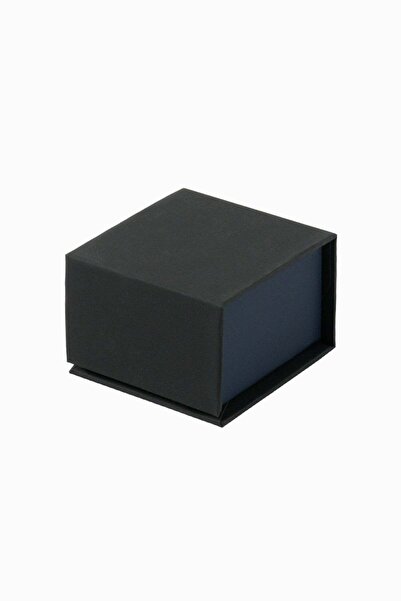 Meidi Packing Meidi Jewelry Box Ring Magnet, 6x6x4 cm - Black / Navy Blue - S...
