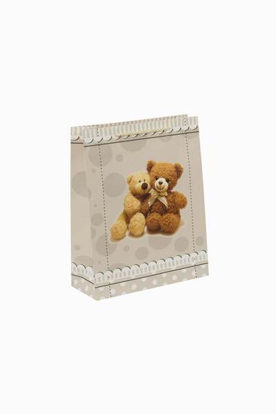 Meidi Packing Meidi Pungi cadou carton 26x32x10 cm Crem - Set 20 buc