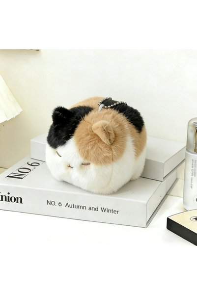 Choice 10 cm A Cute Plush Cartoon Cat Doll Pendant Soft Cute Girl Backpack De...