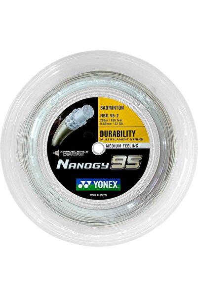 YONEX Nanogy 95 Badminton String, Reel (Color Option)