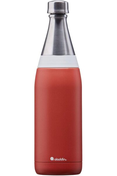 Aladdin fresco thermavac stainless steel water bottle 0.6l terra cotta leakpr...
