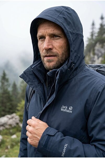 Jack Wolfskin TRAILTIME 2L JKT M Erkek Outdoor Montu A63903-C0412 Lacivert