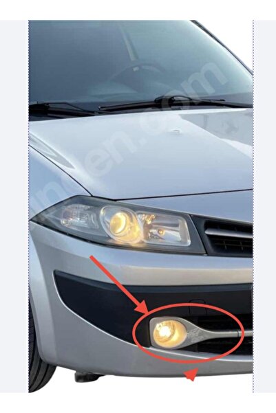 Fabrikasyon Megane 2 Sis Farı Çerçevesi TAKIM