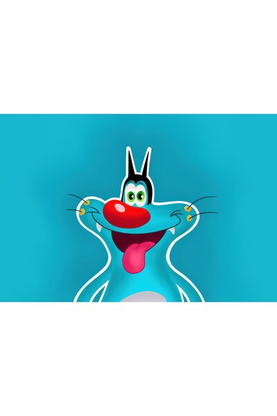 OEM Poster Oggy Smiling Minimalism, 61x90 cm, poster3374