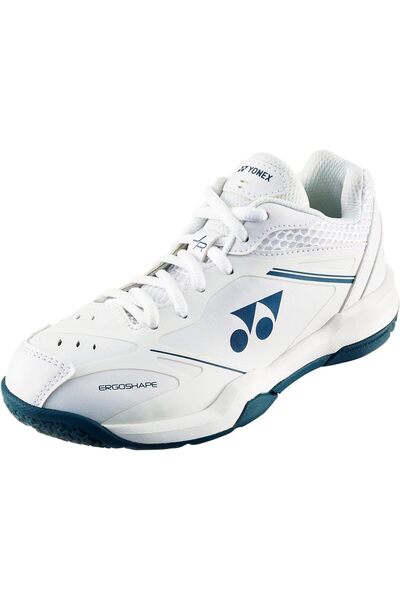 YONEX 65 JR4 Kids Badminton Shoes - White | For Boys & Girls | Cushioning