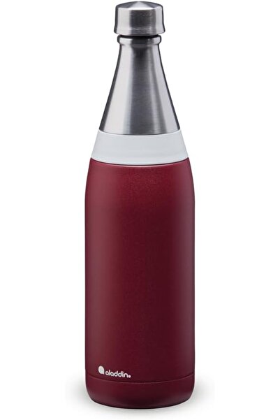 Aladdin fresco thermavac stainless steel water bottle, burgundy red, 0.6l