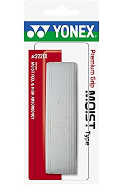 YONEX AC222EX Premium Tennis Grip Moist, White