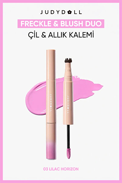 JUDYDOLL Freckle & Blush Duo 03 Lilac Horizon | Likit Allık ve Çil Kalemi