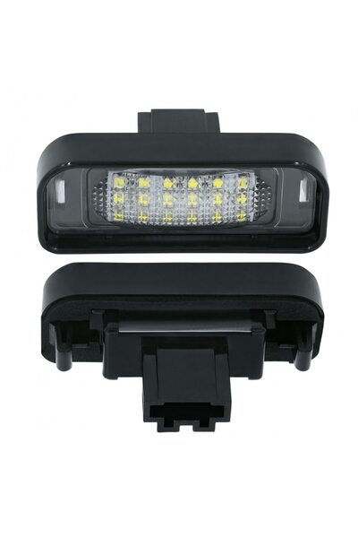 OEM Set of LED license plate lights for Mercedes W220, 2 pcs per set
