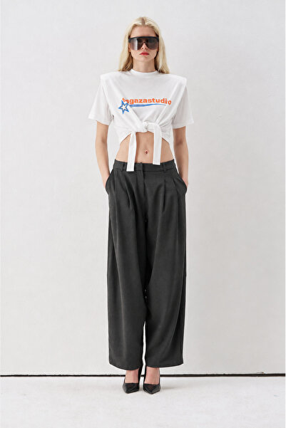 Sagaza Studio SS6181 BAĞLAMALI T-Shirt
