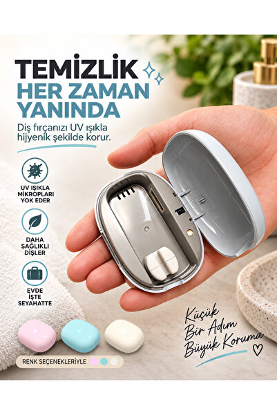Genel Markalar Uv Sterilizasyonlu Diş Fırçası Temizleme Kabı