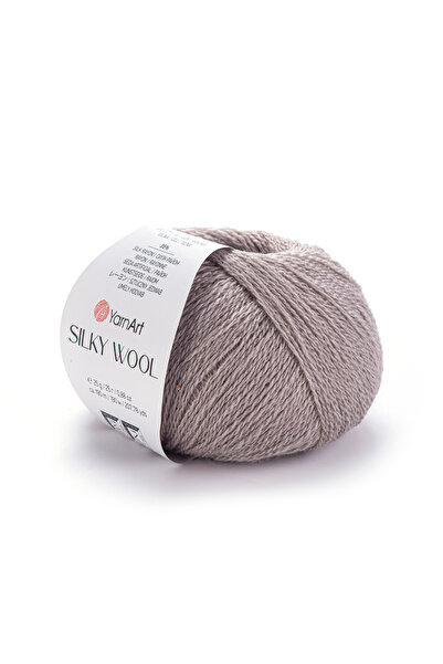 Yarnart Silky Wool Merino Wool Silk Thin Hand Knitting Yarn 25 Gr 190 m – 1 P...