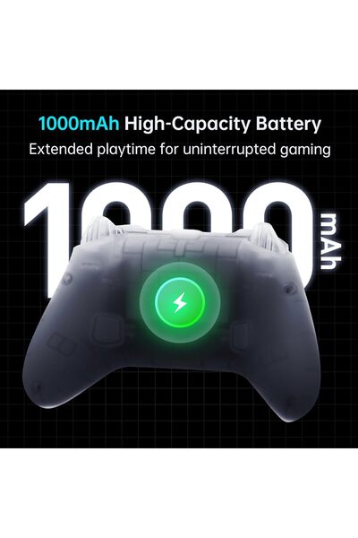 Machenike Controler de joc wireless G3V2, joystick-uri cu efect Hall, iluminare RGB, roz